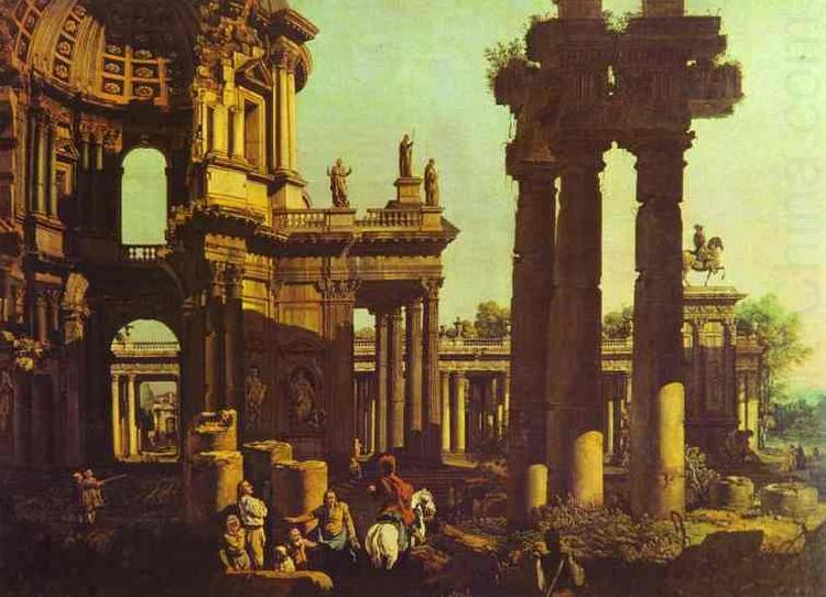 Ruins of a Temple, Bernardo Bellotto